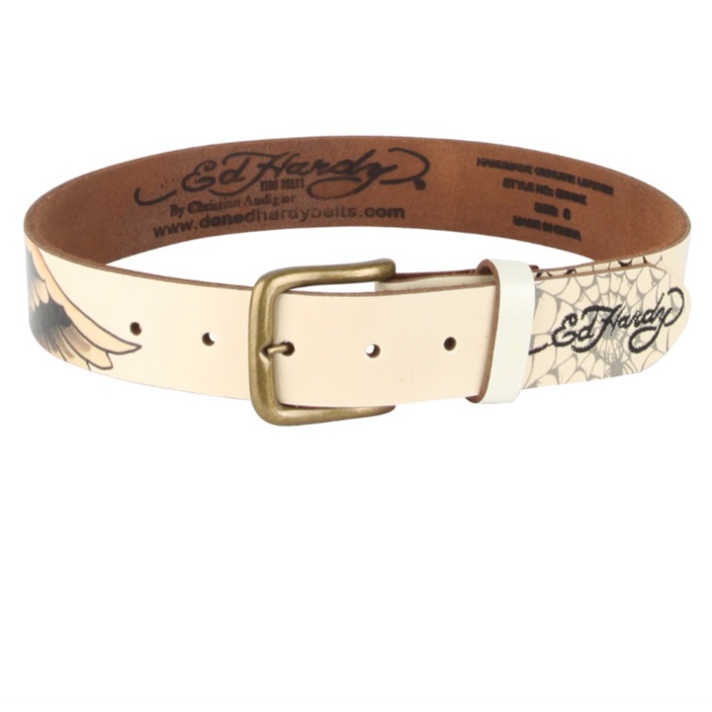 Ed Hardy EH1101K Girls Leather Belt🕸️